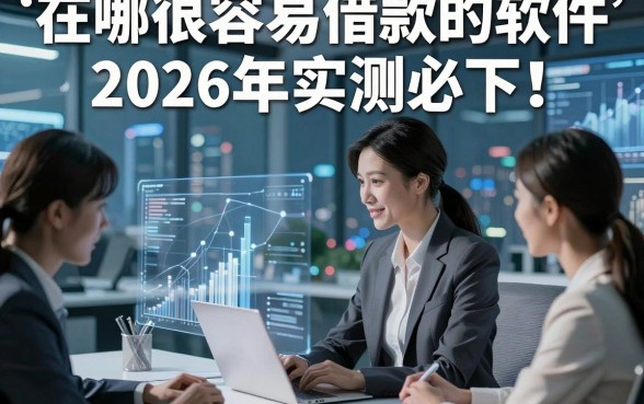 在哪很容易借款的软件2026年实测必下！顺便严选五个容易贷款对征信要求不高的软件