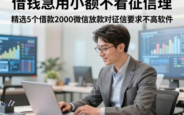 借钱急用小额不看征信理，精选5个借款2000微信放款对征信要求不高软件