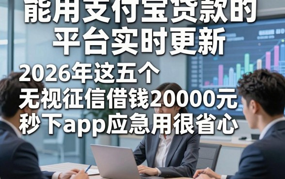 能用支付宝贷款的平台实时更新，2026年这五个无视征信借钱20000元秒下app应急用很省心