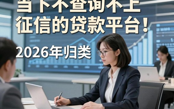 当下不查询不上征信的贷款平台！2026年归类​这五个对征信要求不高的借钱稳下口子
