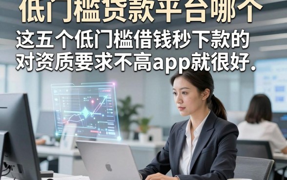低门槛贷款平台哪个，这五个低门槛借钱秒下款的对资质要求不高app就很好