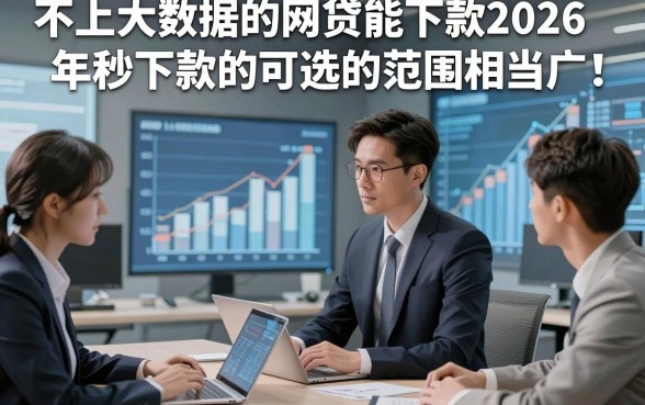 不上大数据的网贷能下款2026年秒下款的可选的范围相当广！，今天拆解​这五个借钱平台！