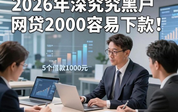 2026年深究黑户网贷2000容易下款，深度叙述5个借款1000元的平台