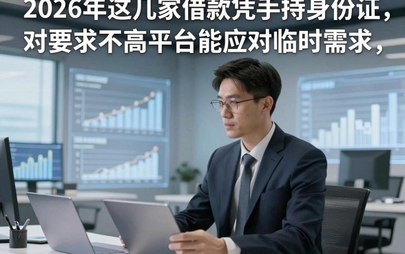 贷款凭手持身份证，2026年这几家借款凭手持身份证对要求不高平台能应对临时需求