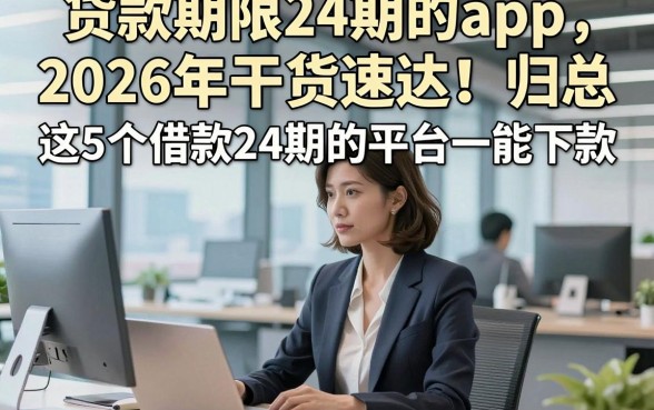 贷款期限24期的app2026年干货速达！归总​这5个借款24期的平台能下款