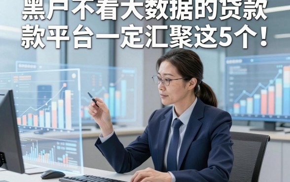 黑户不看大数据的贷款平台一定汇聚这5个！本文为您细致推荐！