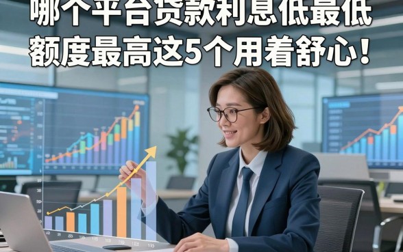 哪个平台贷款利息低最低,额度最高这5个用着舒心！本篇为您深入统计！