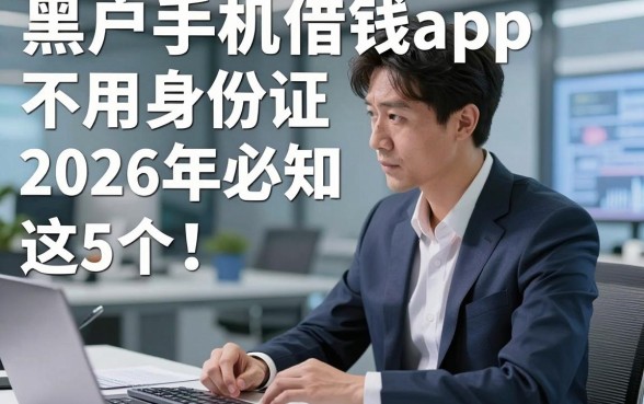 黑户手机借钱app不用身份证2026年必知​这5个！本篇为您全面优选！