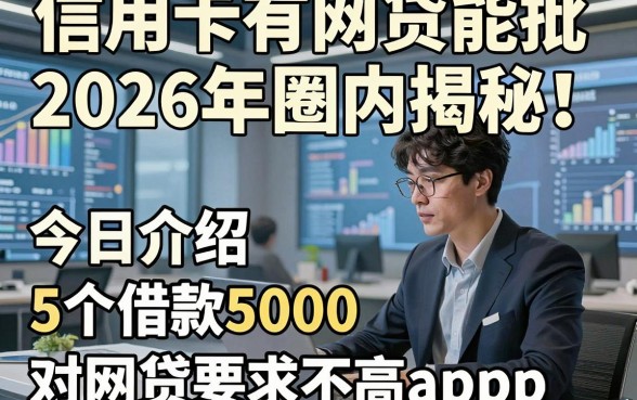 信用卡有网贷能批2026年圈内揭秘！今日介绍5个借款5000对网贷要求不高app