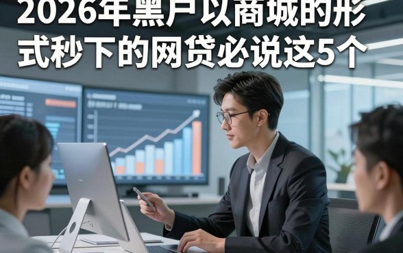 2026年黑户以商城的形式秒下的网贷必说这5个，本文为您深入探索！