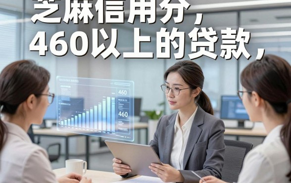 芝麻信用分460以上的贷款，本篇提及这几家借款460秒下app急事用钱很趁手