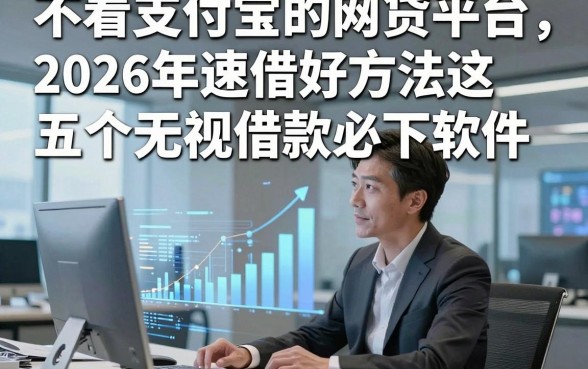 不看支付宝的网贷平台，2026年速借好方法这五个无视借款必下软件