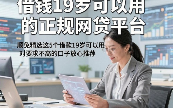 借钱19岁可以用的正规网贷平台，顺便精选这5个借款19岁可以用对要求不高的口子放心推荐