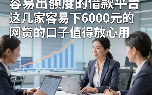 容易出额度的借款平台，这几家容易下6000元的网贷的口子值得放心用