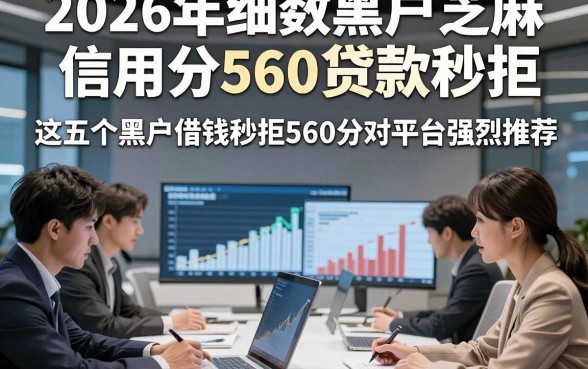 2026年细数黑户芝麻信用分560贷款秒拒，这五个黑户借钱秒拒560分对平台强烈推荐