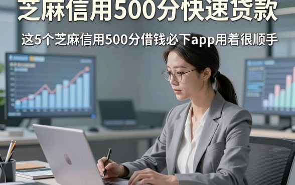 芝麻信用500分快速贷款，这5个芝麻信用500分借钱必下app用着很顺手