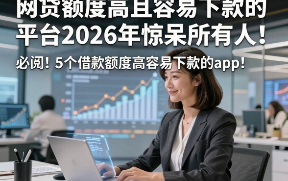 网贷额度高且容易下款的平台2026年惊呆所有人‌！必阅​5个借款额度高容易下款的app