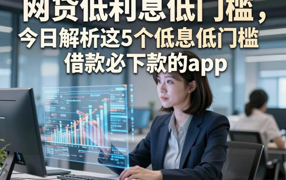网贷低利息低门槛，今日解析这5个低息低门槛借款必下款的app
