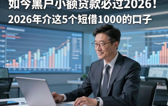 如今黑户小额贷款必过2026！2026年介绍这5个短借1000的口子