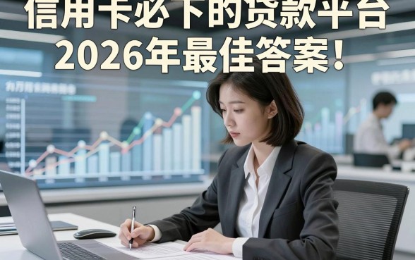 信用卡必下的贷款平台2026年最佳答案！本次挑选这五个信用卡借款好下款的口子