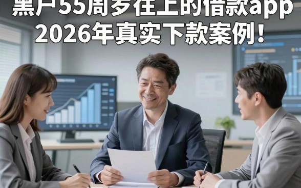 黑户55周岁往上的借款app2026年真实下款案例！本篇收集这5个门槛非常低的小额贷款平台