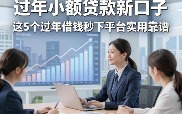 过年小额贷款新口子，这5个过年借钱秒下平台实用靠谱