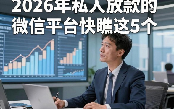 2026年私人放款的微信平台快瞧这5个，本篇为您隆重评述！