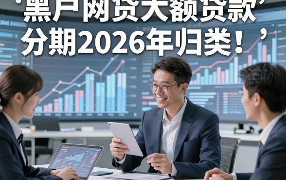 黑户网贷大额贷款分期2026年归类​这五个！本篇为您深度展示！