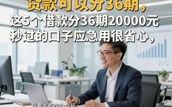 贷款可以分36期，这5个借款分36期20000元秒过的口子应急用很省心