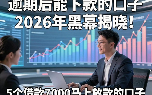 逾期后能下款的口子2026年黑幕揭晓！同时总结5个借款7000马上放款的口子