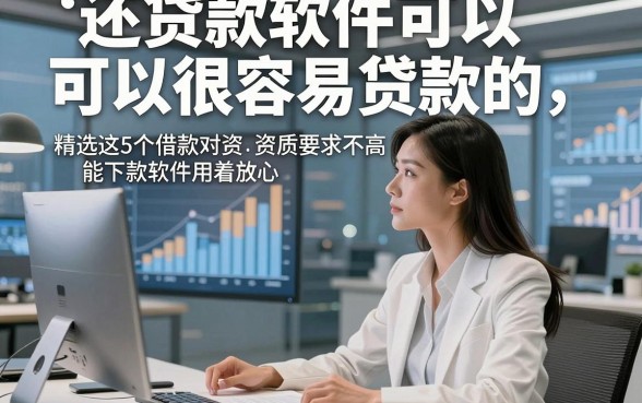 还贷款软件可以很容易贷款的，精选这5个借款对资质要求不高能下款软件用着放心