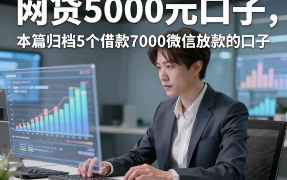 网贷5000元口子，本篇归档5个借款7000微信放款的口子