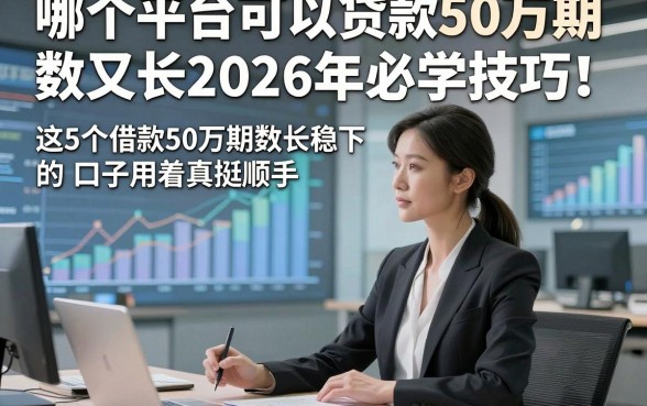 哪个平台可以贷款50万期数又长2026年必学技巧！这5个借款50万期数长稳下的口子用着真挺顺手