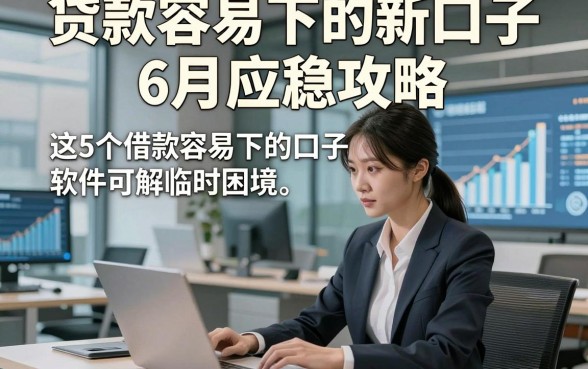 贷款容易下的新口子6月应急攻略，这5个借款容易下的口子软件可解临时困境