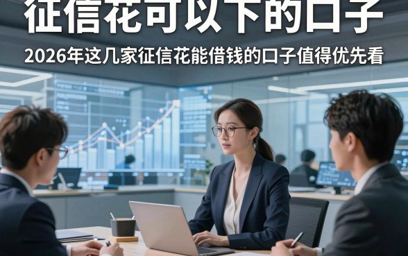 征信花可以下的口子，2026年这几家征信花能借钱的口子值得优先看