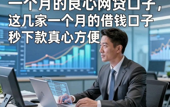 一个月的良心网贷口子，这几家一个月的借钱口子秒下款真心方便