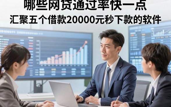 哪些网贷通过率快一点，汇聚​五个借款20000元秒下款的软件