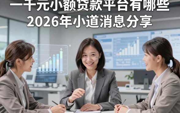 一千元小额贷款平台有哪些2026年小道消息分享，这五个借款一千元网贷秒下软件真的很实用