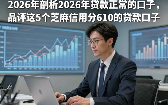2026年剖析2026年贷款正常的口子，品评这5个芝麻信用分610的贷款口子