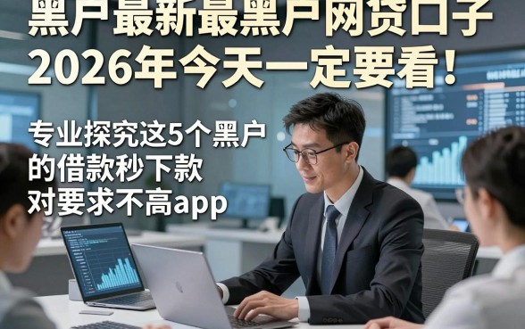 黑户最新最黑户网贷口子2026年今天一定要看！专业探究这5个黑户借款秒下款对要求不高app
