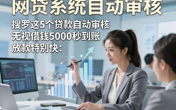 网贷系统自动审核，搜罗这5个贷款自动审核无视借钱5000秒到账app放款特别快