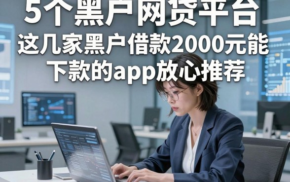 5个黑户网贷平台，这几家黑户借款2000元能下款的app放心推荐