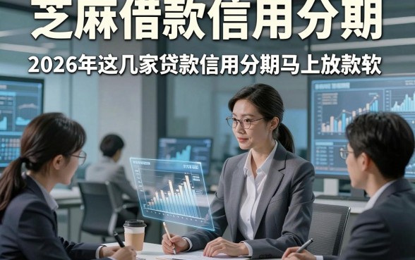 芝麻借款信用分期，2026年这几家贷款信用分期马上放款软件确实值得尝试