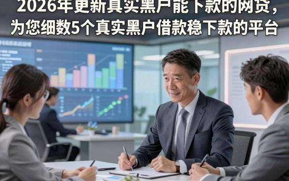 2026年更新真实黑户能下款的网贷，为您细数5个真实黑户借款稳下款的平台