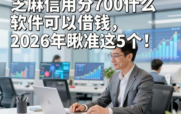 芝麻信用分700什么软件可以借钱2026年瞅准这5个​！本文为您精心评述！