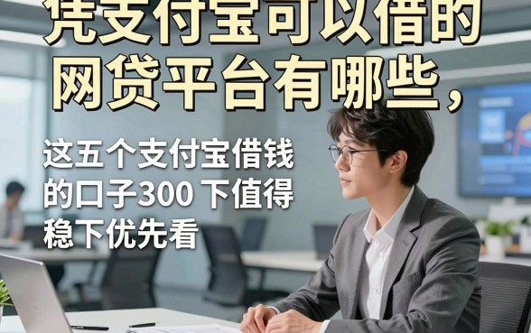凭支付宝可以借的网贷平台有哪些，这五个支付宝借钱的口子3000稳下值得优先看