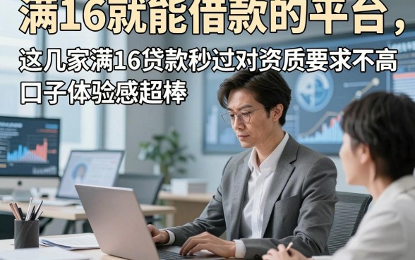 满16就能借款的平台，这几家满16贷款秒过对资质要求不高口子体验感超棒