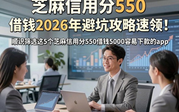 芝麻信用分550 借钱2026年避坑攻略速领！顺便筛选这5个芝麻信用分550借钱5000容易下款的app