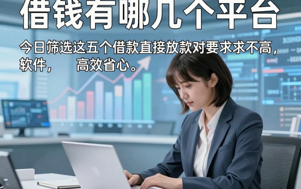 借钱有哪几个平台，今日筛选这五个借款直接放款对要求不高软件高效省心