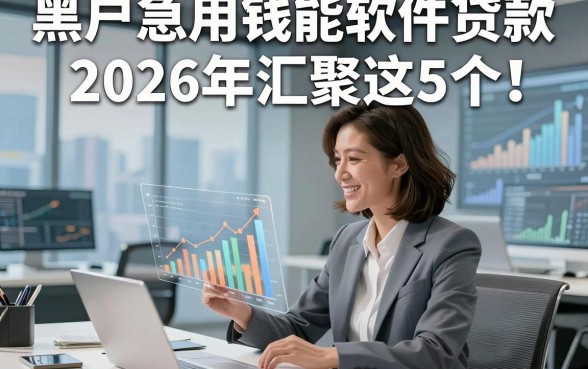 黑户急用钱能软件贷款2026年汇聚这5个！本篇为您隆重讲述！